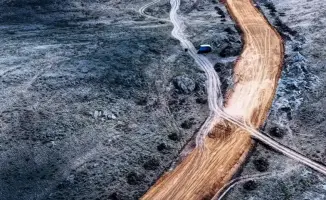 Дорога к Волчьему водопаду в Актобе