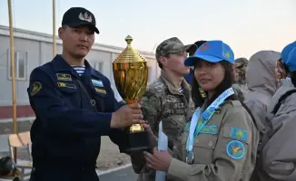 Команда 'Каспий' — флагман Мангистау на военно-патриотическом сборе 'Айбын'