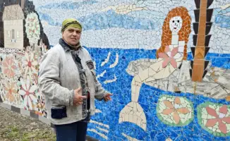 Караганда: стены дома оживают мозаикой