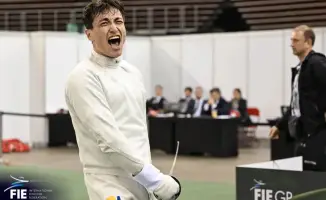 Ерлик Сертай завоевал серебро на Гран-при по фехтованию в Будапеште