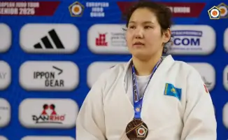 Казахстанская дзюдоистка Толкын Турсынакынова завоевала бронзовую медаль на Кубке Европы в Хорватии