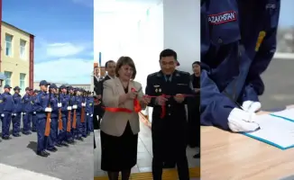 Открытие полицейского класса "Жас Сақшы" в Абайском районе: шаг к патриотическому воспитанию молодежи