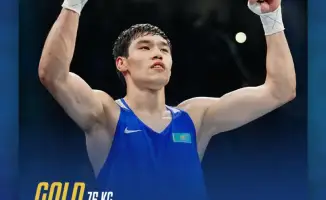 Сабыржан Аккалыков одержал победу на чемпионате Азии, выиграв у узбекского соперника с счётом 5:0