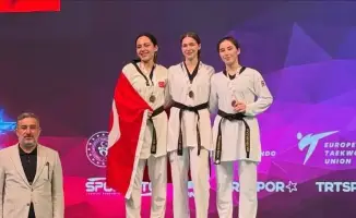 Казахстанские таеквондистки 5 медалей Türkiye Open