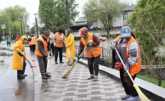 Субботник в Алматы очистка Карасу Боралдай Большой Алматинский канал