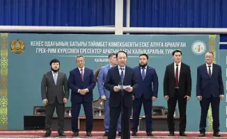 Международный турнир по греко-римской борьбе в Кызылорде: дань памяти Тайымбету Кемекбаеву