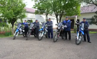 Новые мотоциклы для работников Казводхоза