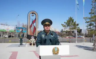 Церемония памяти спасателей в Павлодаре