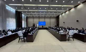 Встреча с алматинскими студентами в Китае