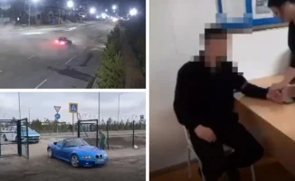 В Астане водителя BMW наказали за дрифт на улице, сообщает пресс-служба ДП столицы