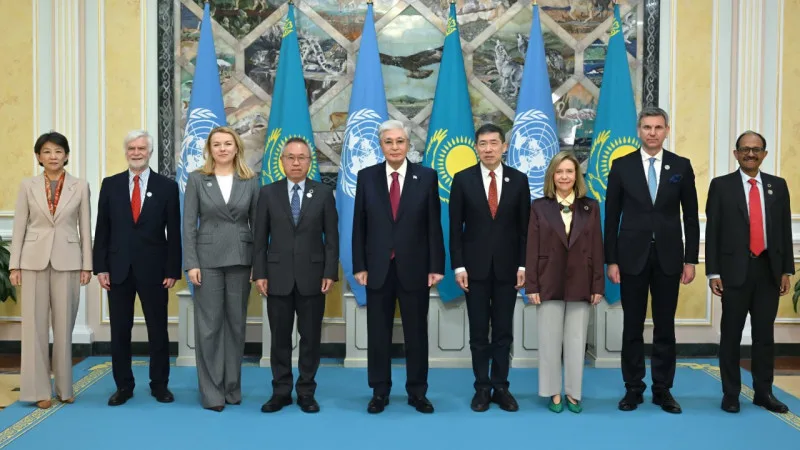 Токаев встреча с представителями ООН: Касым-Жомарт Токаев обсудил важные вопросы с высокими представителями ООН Астане