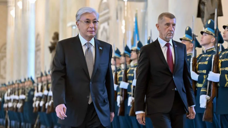 Токаев и премьер-министр Чехии обсудили двусторонние отношения в Акорде Астане