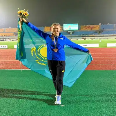 Легкоатлетка Елизавета Матвеева выиграла «бронзу» чемпионата Азии по прыжкам (2)