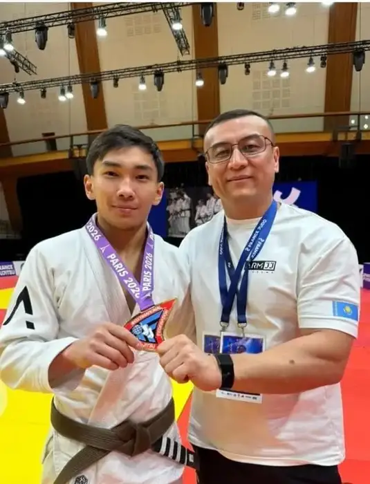Athletes from Astana Secure Two Gold Medals at Paris Grand Prix in Jiu-Jitsu Астане