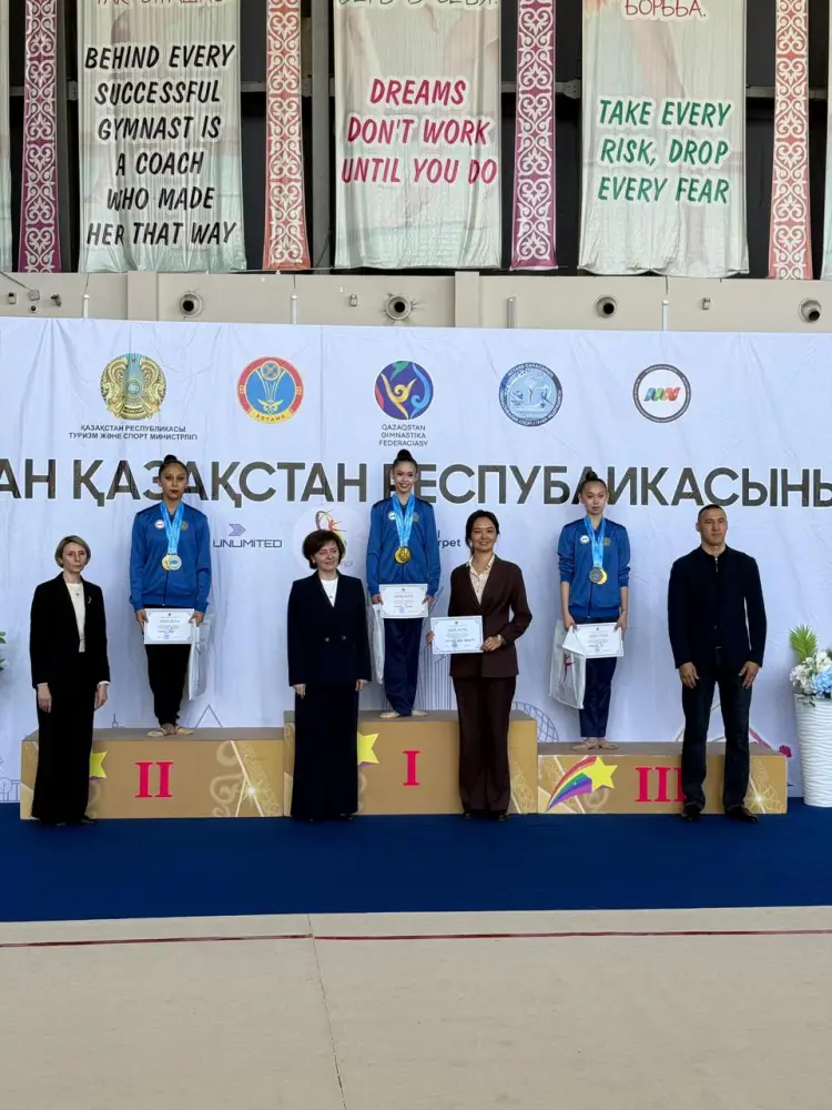 Команда Астаны одержала победу на чемпионате страны по художественной гимнастике Астане