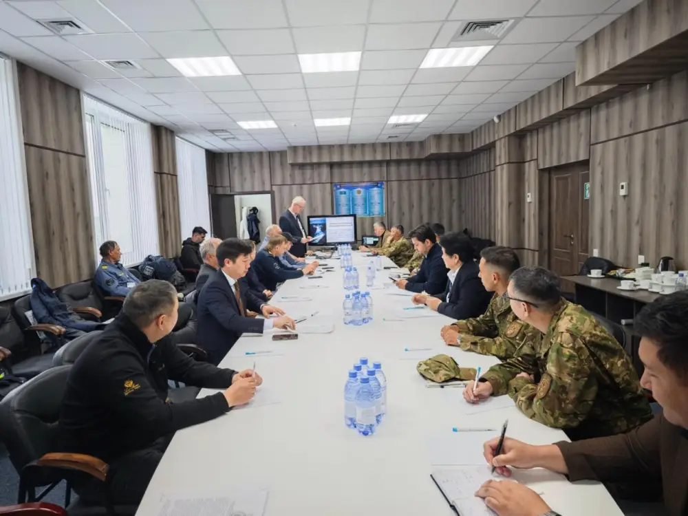 Учения по спасению полетов в Абай Астане