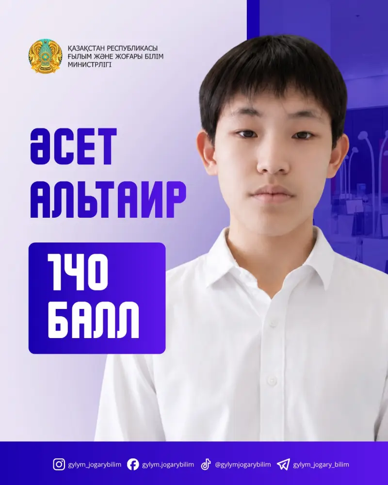 Абитуриент Павлодарской области 140 баллов ЕНТ поступление Менеджмент Maqsut Narikbayev University Астане