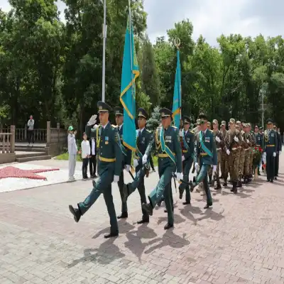 Принятие военной присяги новобранцами в Жамбылской области: шаг к укреплению обороноспособности региона Астане