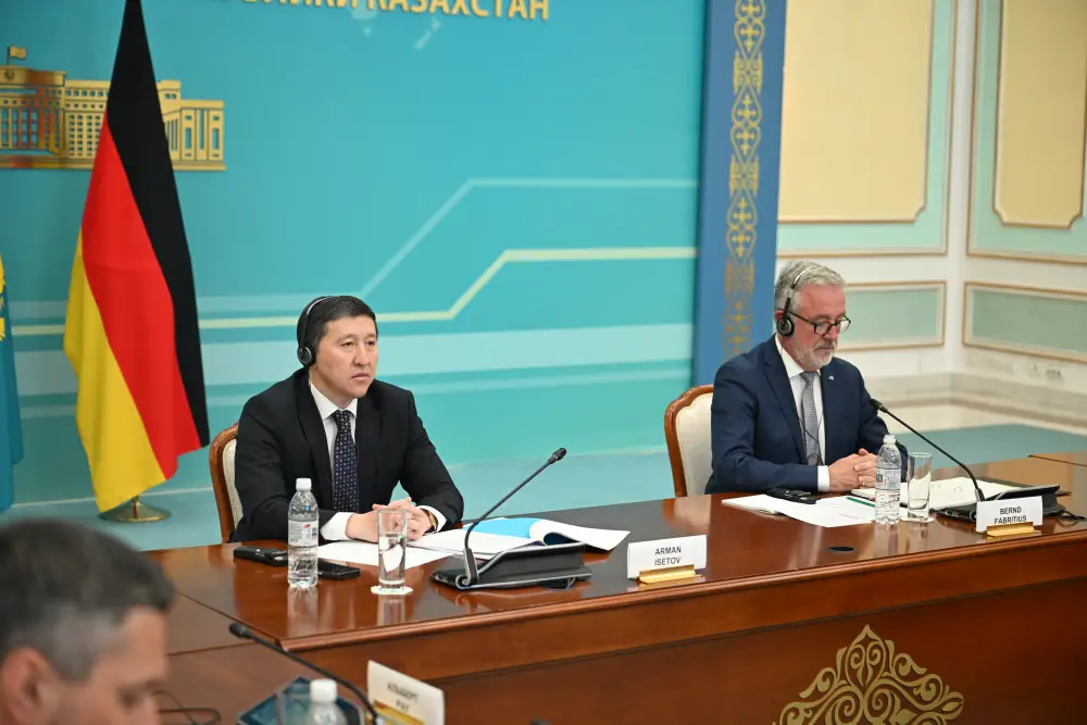Заседание Казахстанско-германской межправительственной комиссии поддержка этнических немцев в Казахстане Астане
