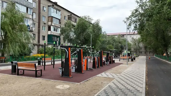 Области Жетісу – 4 года: В рамках программы «Таза Қазақстан» благоустроено около 300 дворов (9)