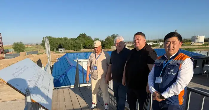 Вице-министр транспорта Талгат Ластаев ознакомился с реализацией проекта авиационного хаба в Шымкенте (2)