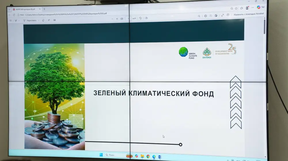 В Министерстве экологии и природных ресурсов Республики Казахстан обсудили проектные предложения для подачи в ЗКФ (4)