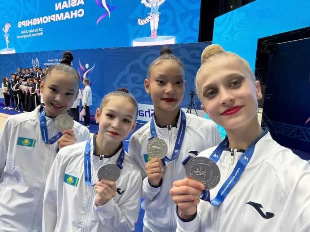Гимнастки Бишкека завоевали 15 медалей на чемпионате Астане
