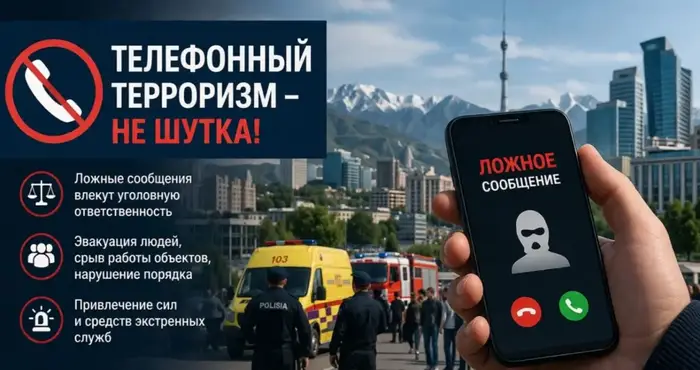 Ложные вызовы угрожают общественной безопасности: в Алматы запущен проект по профилактике телефонного терроризма Астане