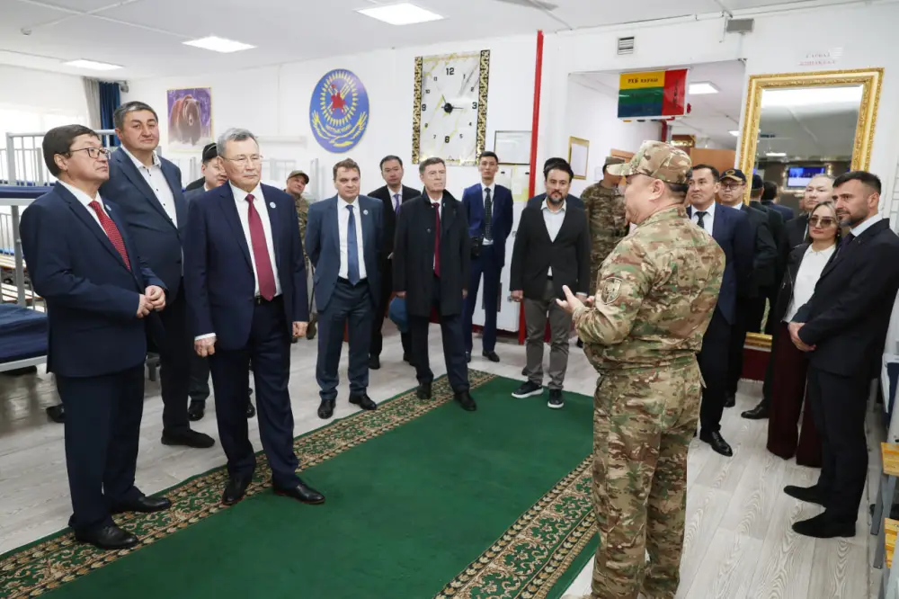 Национальная гвардия приняла Конституционный суд в Алматы Астане