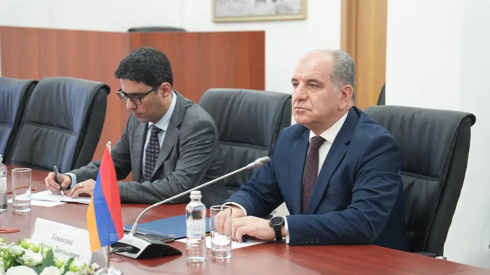 Встреча с Чрезвычайным и Полномочным Послом Республики Армения в Республике Казахстан (3)