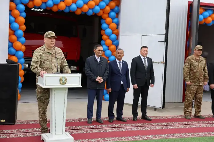 Открытие 170 пункта добровольного противопожарного формирования в Казахстане Астане
