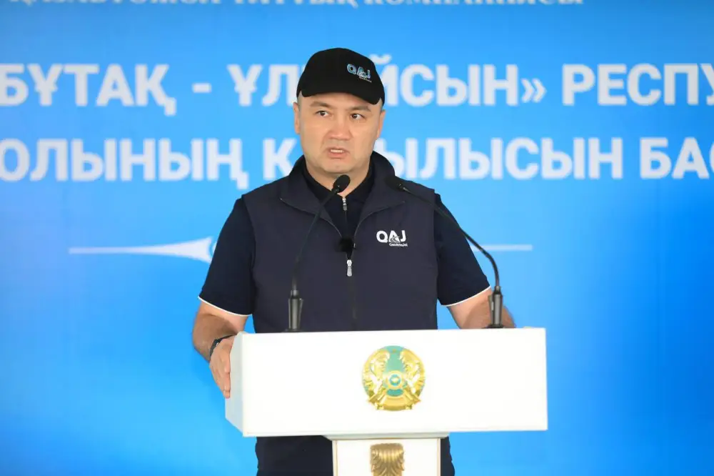 В Актюбинской области дан официальный старт реконструкции участка автомобильной дороги «Актобе – Карабутак – Улгайсын» (2)