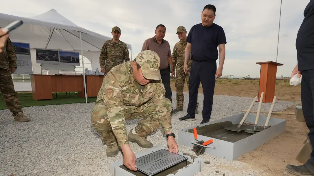 В Туркестанской области дан старт строительству базы хранения государственного материального резерва (9)
