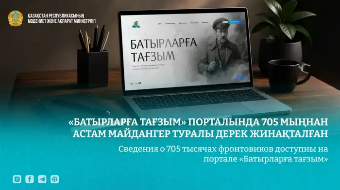 Портал «Батырларға тағзым» как инструмент сохранения исторической памяти о ветеранах и вовлечения общества Астане