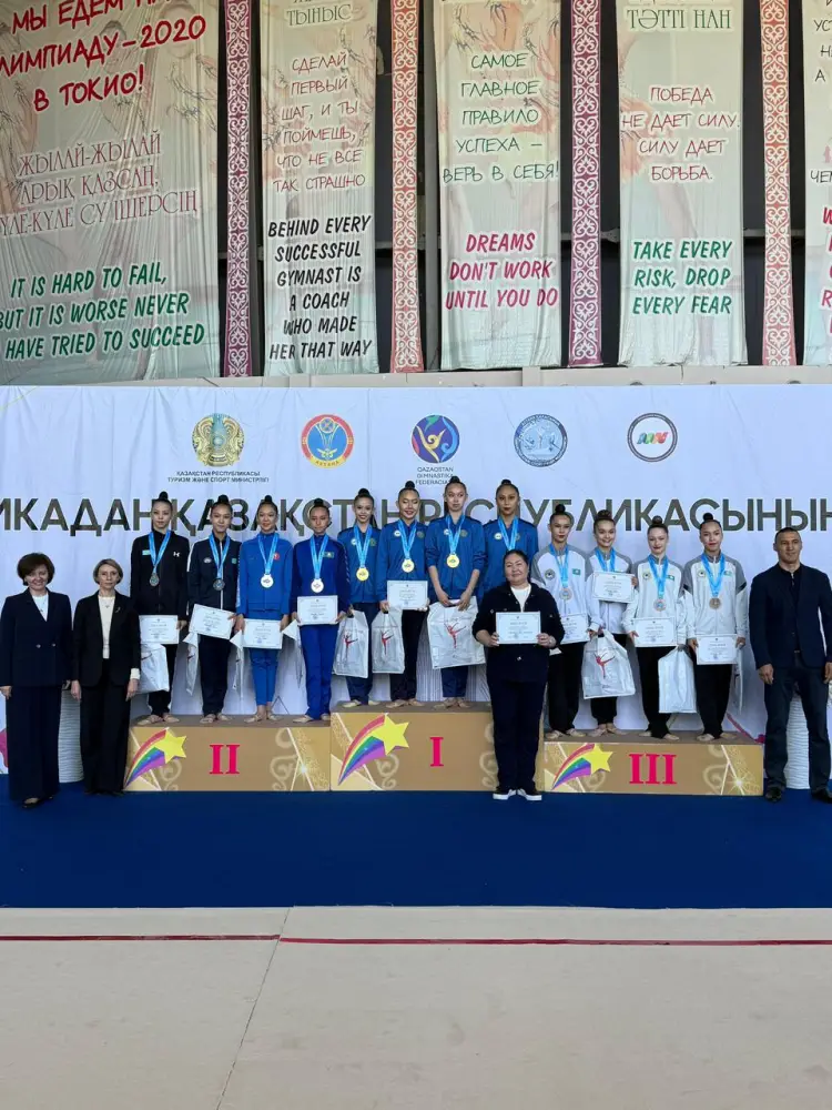 Спортсменки из Астаны стали лучшими на чемпионате страны по художественной гимнастике (3)