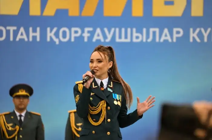 В Астане прошел праздничный плац-концерт ко Дню защитника Отечества (3)