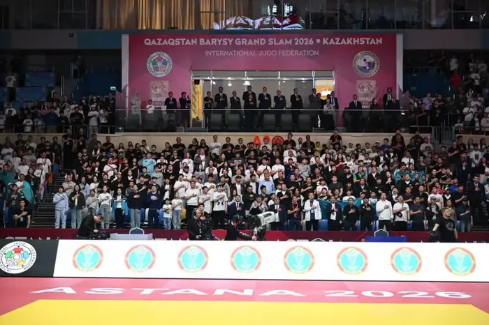 На татами Астаны разгорается битва титанов: открытие турнира Qazaqstan Barysy Grand Slam 2026 по дзюдо Астане