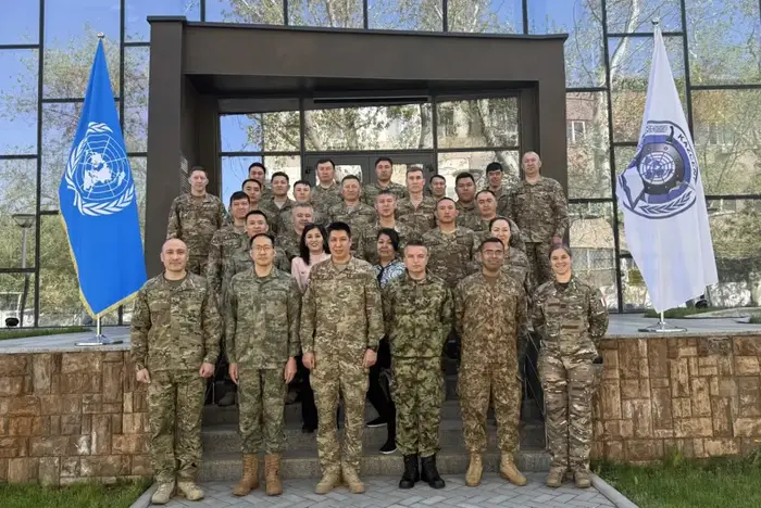 Курс штабных офицеров ООН для военнослужащих Казахстана Пакистана и Китая Астане