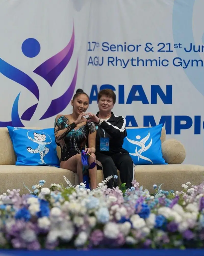 Спортсменка из Астаны стала серебряным призером чемпионата Азии по художественной гимнастике (2)