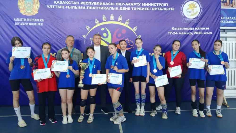 Карагандинские школьницы бронзовые призёры турнира по гандболу в Кызылорде Астане