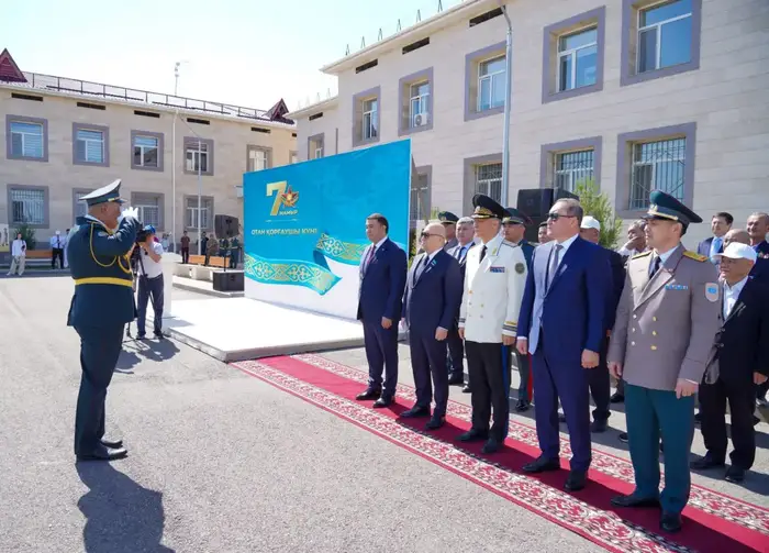Патриотическое мероприятие в Туркестане день защитника Отечества Астане