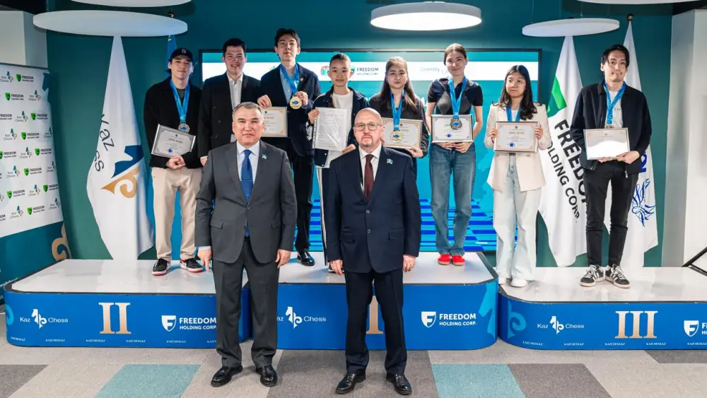 15-летний шахматист из Казахстана завоевал титул чемпиона страны Астане