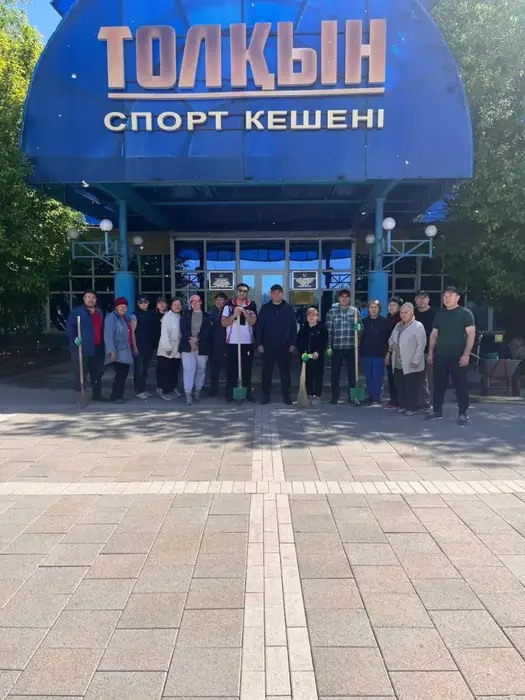 Эко-магия в Астане: Спортивные объекты расцвели под заботливыми руками тренеров Астане