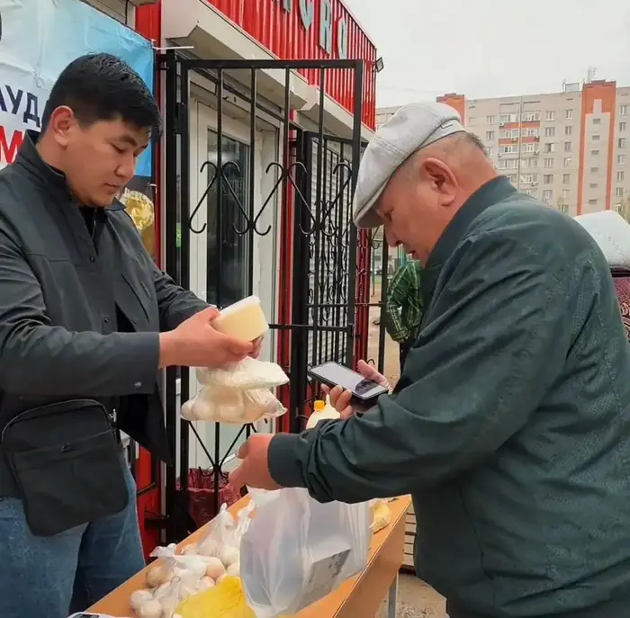 В Актобе продолжается регулярная поставка натуральных молочных продуктов на рынках «Табыс» Астане