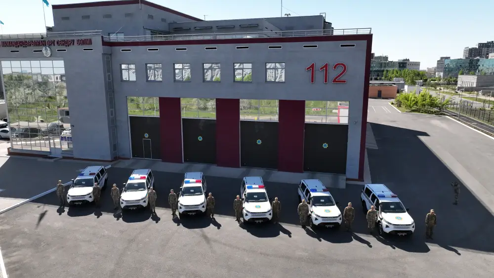 Новые автомобили МЧС получили в Астане Астане