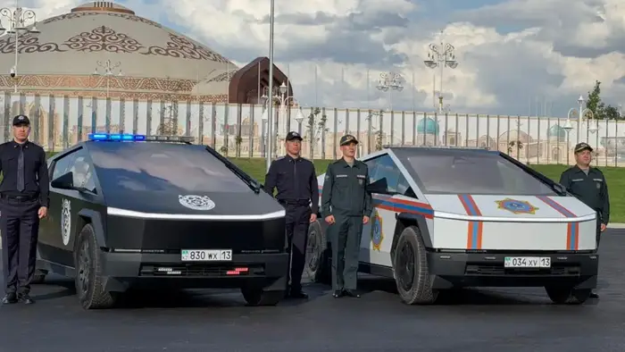 МЧС задействует Tesla Cybertruck на саммите ОТГ в Туркестане (2)