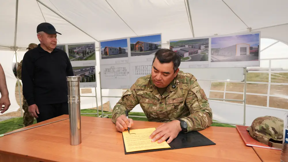 В Туркестанской области дан старт строительству базы хранения государственного материального резерва (7)
