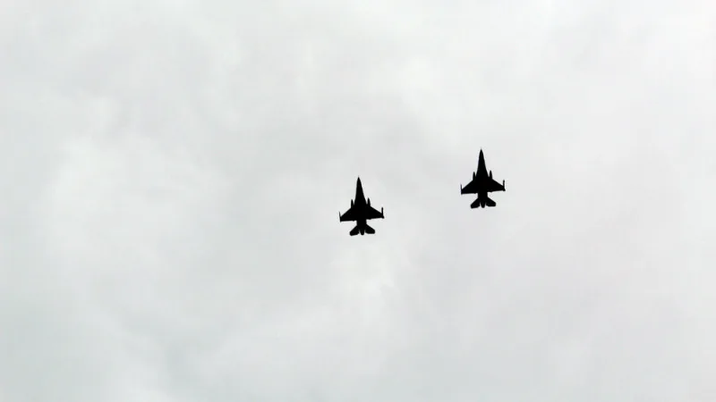 Румынские F-16 НАТО сбили дрон над Эстонией Астане