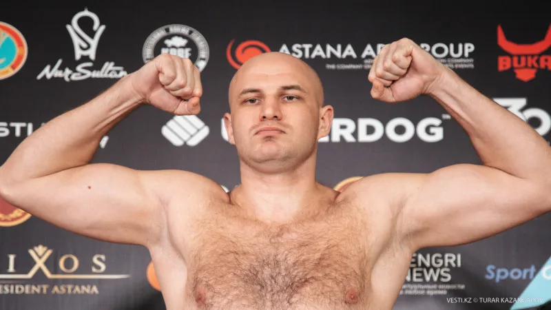 Казахстанский нокаутёр Иван Дычко готовится к бою на турнире Zuffa Boxing 07 в тяжелом весе под эгидой UFC Астане
