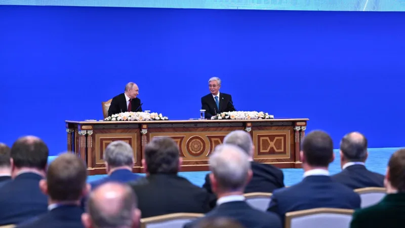 Совместное заявление о дружбе и добрососедстве Казахстана и России: укрепление отношений Токаева и Путина Астане